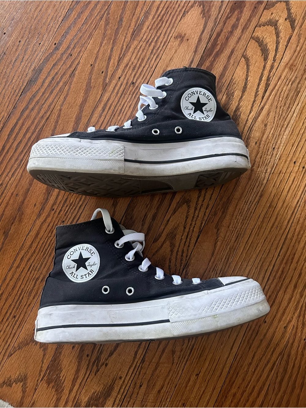 Converse Chuck Taylor All Star Platform High Tops - Black/White
